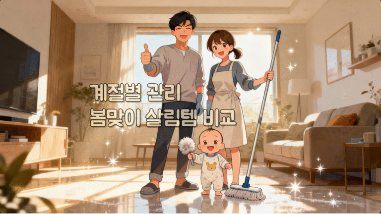 계절별 관리 봄맞이 살림템 비교|가성비 갑은?