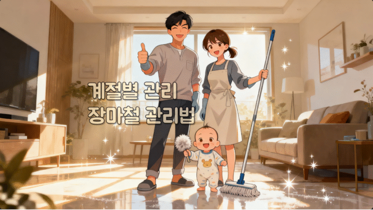 계절별 관리 장마철 관리법|깔끔하게 유지하는 비결