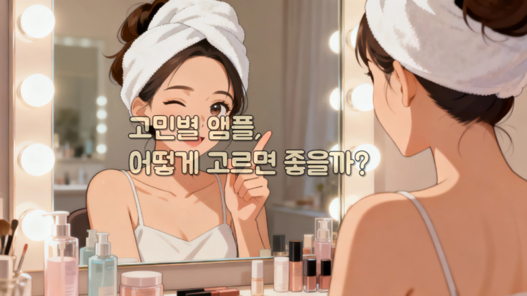 고민별 앰플, 어떻게 고르면 좋을까?