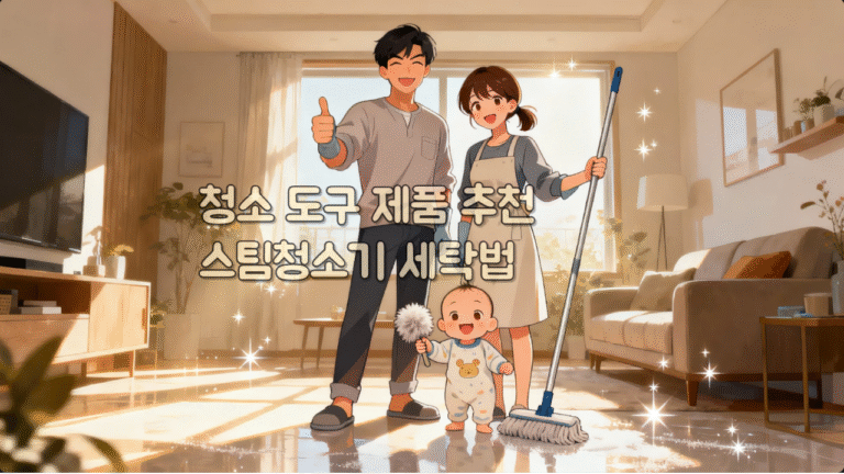 청소 도구/제품 추천 스팀청소기 세탁법|세제 없이도 깨끗하게!